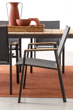 Online Bizzotto SEDIA IN ALLUMINIO ANTRACITE GK52 - CAMERON