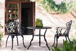 Bizzotto SEDIA IN ALLUMINIO ANTRACITE - VICTORIA