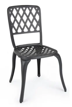 Best Bizzotto SEDIA IN ALLUMINIO ANTRACITE - FAENZA