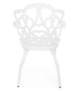 Outlet Bizzotto SEDIA IN ALLUMINIO BIANCA - VICTORIA