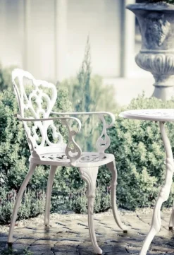 Outlet Bizzotto SEDIA IN ALLUMINIO BIANCA - VICTORIA