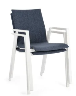 Outlet Bizzotto SEDIA IN ALLUMINIO DENIM JX11 - ODEON