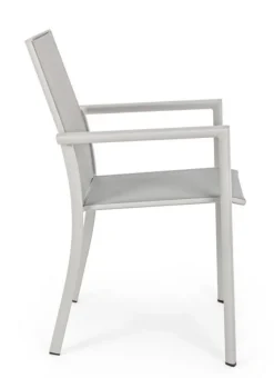 Bizzotto SEDIA IN ALLUMINIO IMPILABILE - KONNOR