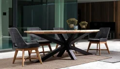 Outlet Bizzotto SEDIA IN CORDA PER ESTERNO COLOR ARDESIA - HESPERIA