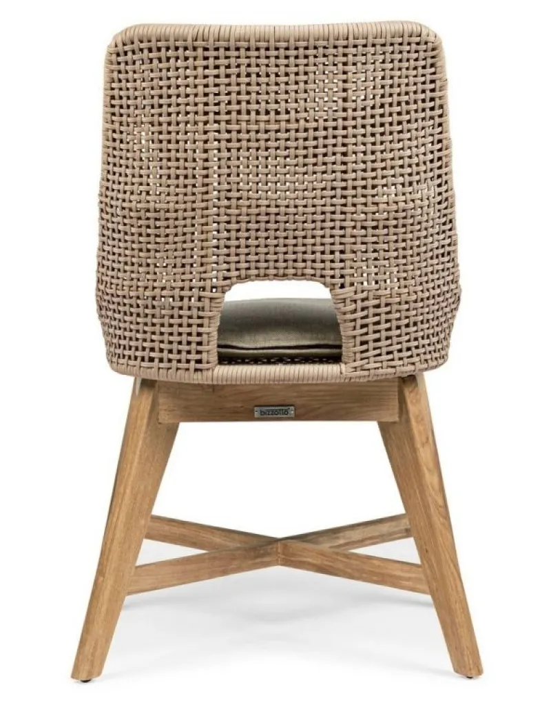 Clearance Bizzotto SEDIA IN CORDA PER ESTERNO TORTORA - HESPERIA