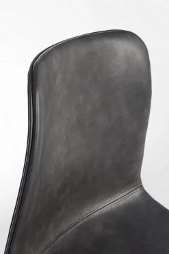 Online Bizzotto SEDIA IN ECOPELLE ANTRACITE - KYRA