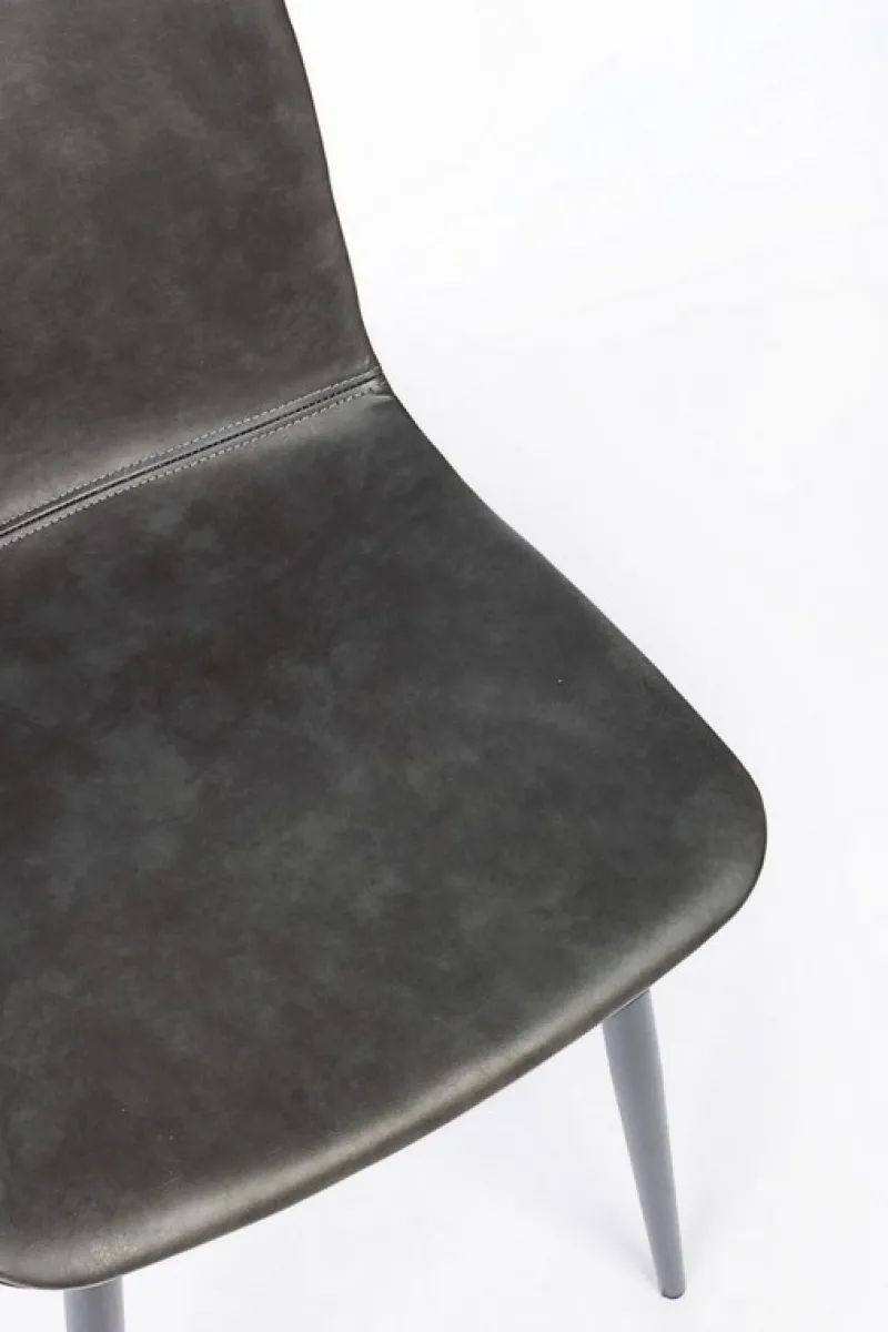 Online Bizzotto SEDIA IN ECOPELLE ANTRACITE - KYRA