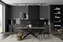 Online Bizzotto SEDIA IN ECOPELLE ANTRACITE - KYRA