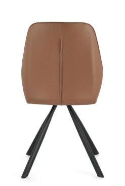 Outlet Bizzotto SEDIA IN ECOPELLE COGNAC - MAXWELL