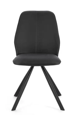 Hot Bizzotto SEDIA IN ECOPELLE NERA - MAXWELL