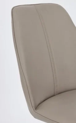 Bizzotto SEDIA IN ECOPELLE TORTORA - MAXWELL