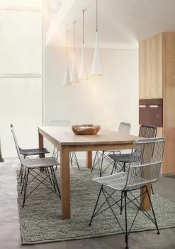 Sale Bizzotto SEDIA IN FIBRE NATURALI BIANCA - LUCILA KUBU