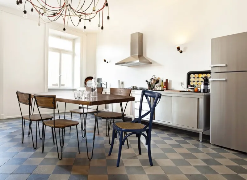 Bizzotto SEDIA IN LEGNO BLU - CROSS