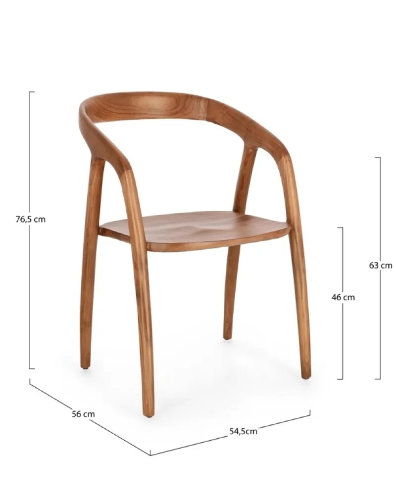 Bizzotto SEDIA IN LEGNO NATURALE - DOTTY