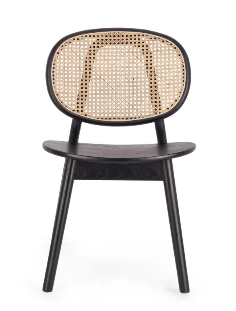 Bizzotto SEDIA IN LEGNO NERO - ADOLIS