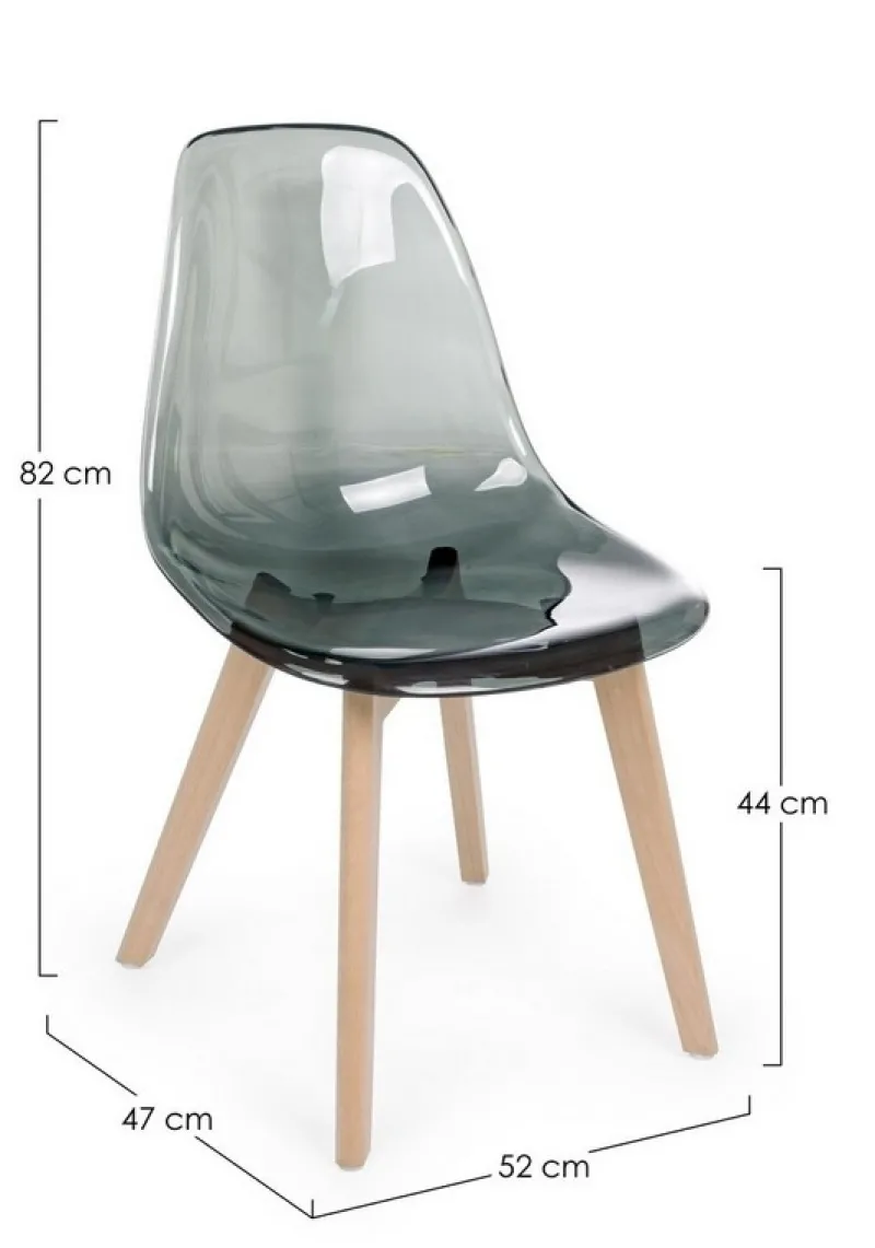 Discount Bizzotto SEDIA IN PLASTICA FUM