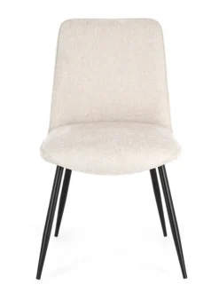 Clearance Bizzotto SEDIA IN TESSUTO BEIGE - CORA