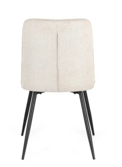 Clearance Bizzotto SEDIA IN TESSUTO BEIGE - CORA