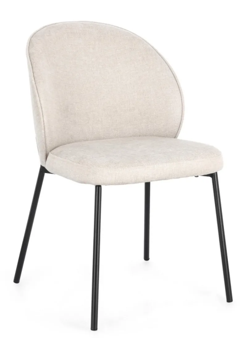Bizzotto SEDIA IN TESSUTO BEIGE - WENDY