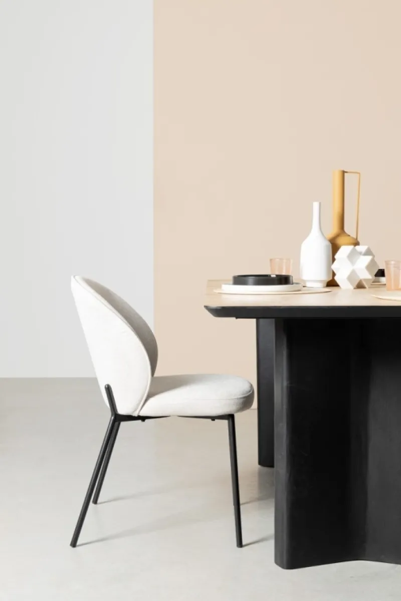 Bizzotto SEDIA IN TESSUTO BEIGE - WENDY