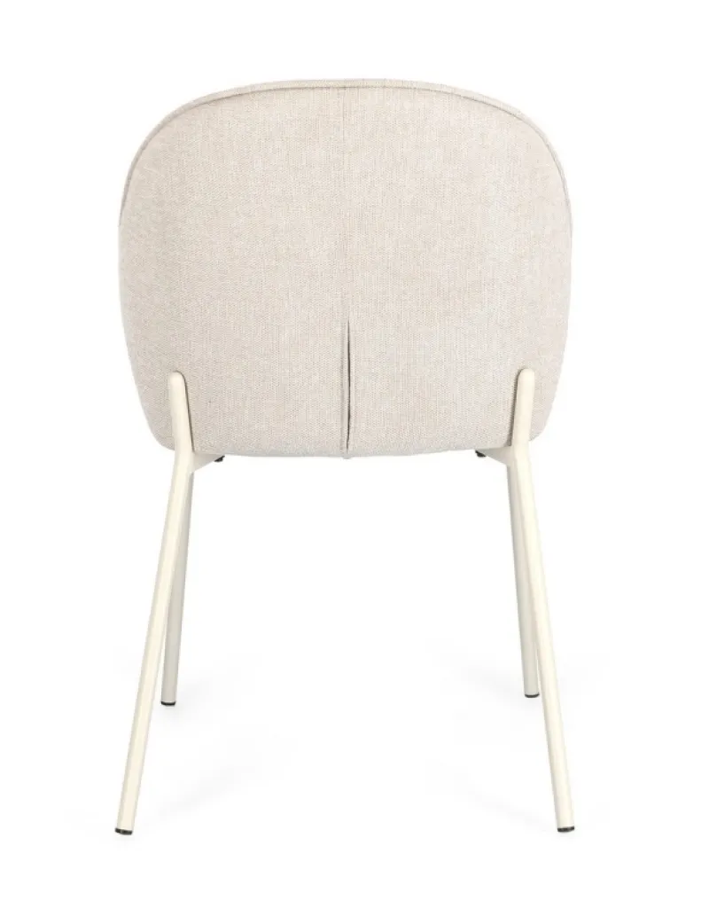 Discount Bizzotto SEDIA IN TESSUTO BEIGE - WENDY