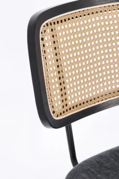 Bizzotto SEDIA IN TESSUTO GRIGIO SCURO - GLENNA