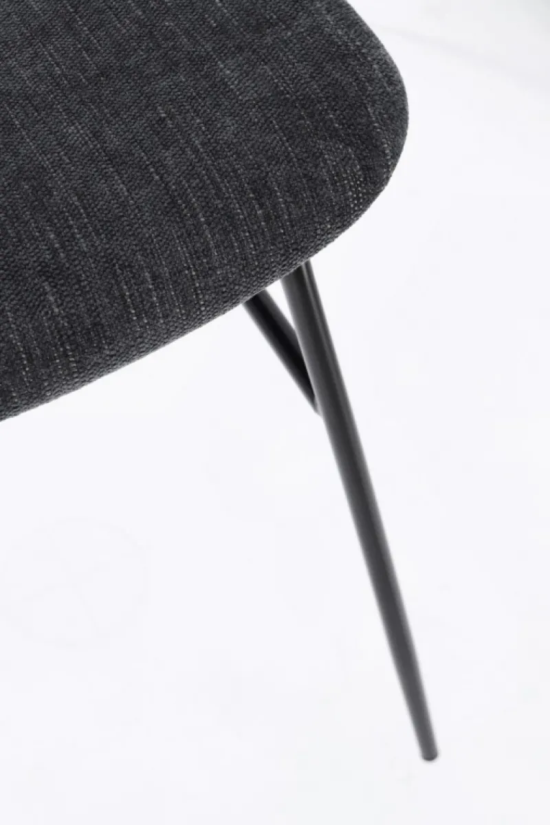 Bizzotto SEDIA IN TESSUTO GRIGIO SCURO - GLENNA