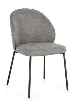 Bizzotto SEDIA IN TESSUTO GRIGIO SCURO - WENDY