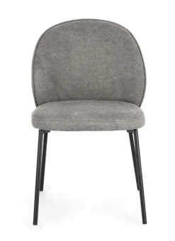 Bizzotto SEDIA IN TESSUTO GRIGIO SCURO - WENDY