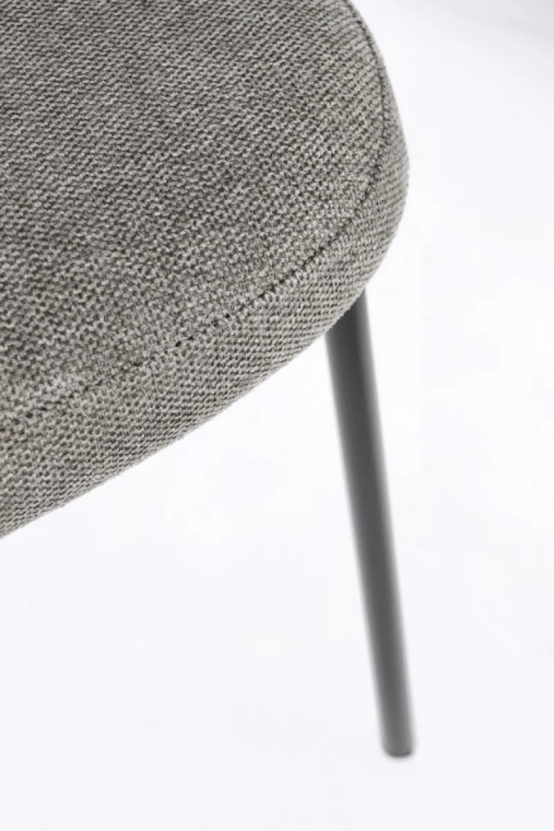 Bizzotto SEDIA IN TESSUTO GRIGIO SCURO - WENDY