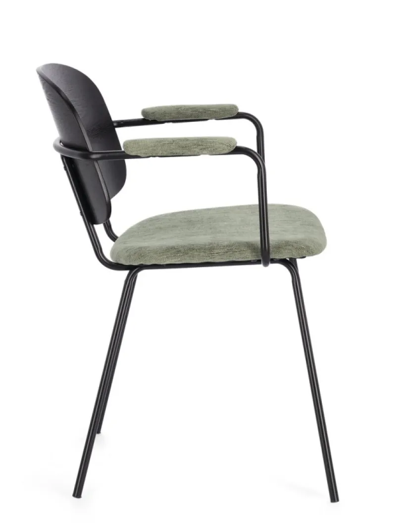 Online Bizzotto SEDIA IN TESSUTO VERDE - SIENNA