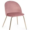 Outlet Bizzotto SEDIA IN VELLUTO ROSA - TANYA