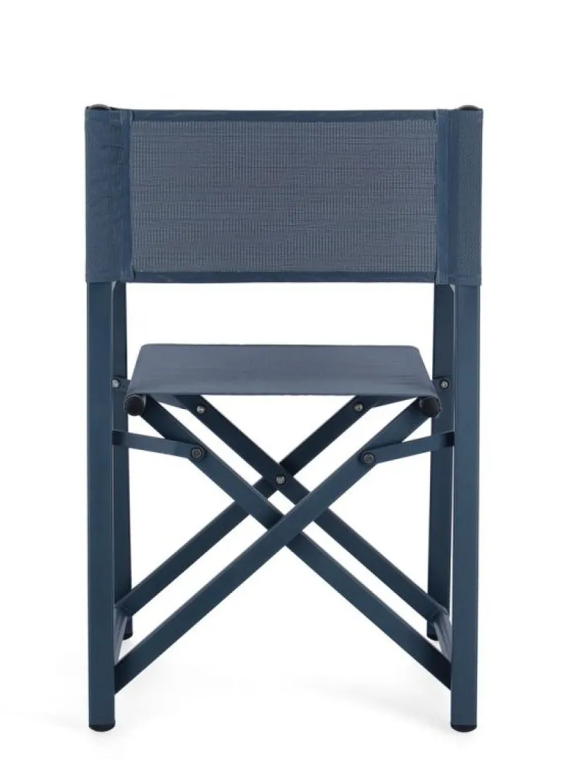 Best Bizzotto SEDIA REGISTA IN ALLUMINIO NAVY - TAYLOR