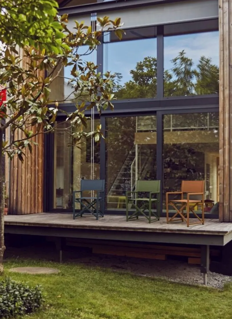 Best Bizzotto SEDIA REGISTA IN ALLUMINIO NAVY - TAYLOR