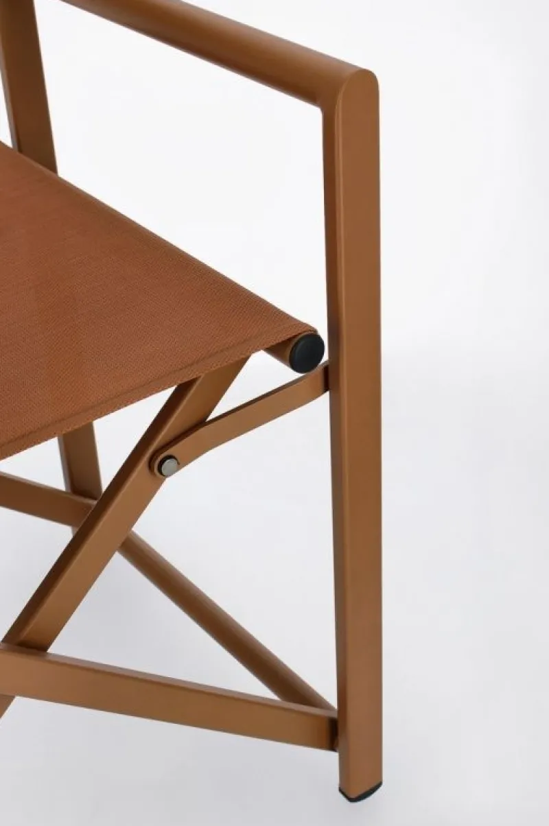 Best Bizzotto SEDIA REGISTA IN ALLUMINIO PECAN - TAYLOR