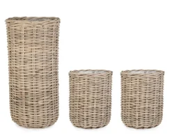 Online Bizzotto SET3 CESTA JEFRI OV GRIGIO