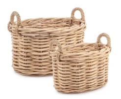 Outlet Bizzotto SET2 CESTA 2M MALANG OV NATURALE