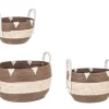 Online Bizzotto SET3 CESTA 2M THELMA MARRONE BOMB