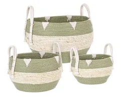 Sale Bizzotto SET3 CESTA 2M THELMA VERDE BOMB