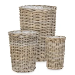 Outlet Bizzotto SET3 CESTA RANDY TO GRIGIO