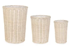 New Bizzotto SET3 CESTA RANDY TO SBIANCATO