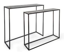 Bizzotto SET2 CONSOLLE IN ALLUMINIO - TAHIR