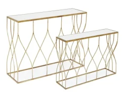 Hot Bizzotto SET2 CONSOLLE IN METALLO - ELENOR