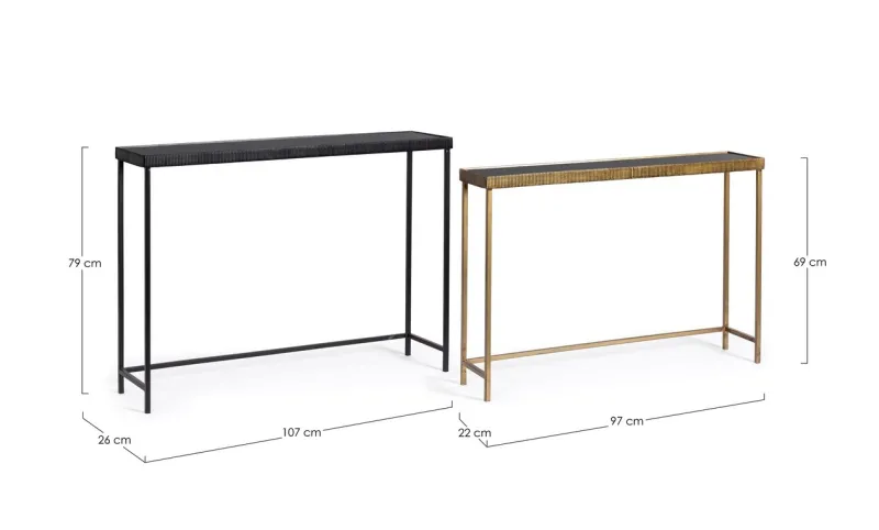 Discount Bizzotto SET2 CONSOLLE YAMIR