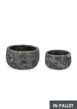 Sale Bizzotto SET2 P.VASO DUYEN TO ANTRACITE