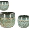Bizzotto SET3 P.VASO DUYEN TO VERDE GIADA
