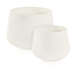 Best Bizzotto SET2 P.VASO KENAR TO BEIGE BASSO