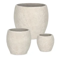Hot Bizzotto SET3 P.VASO MEILI BOMBATO BEIGE