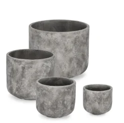 Hot Bizzotto SET4 P.VASO MEILI TONDO GRIGIO