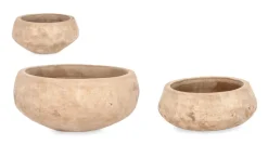 Sale Bizzotto SET3 P.VASO MINH CIOTOLA TERRACOT BRUNIT